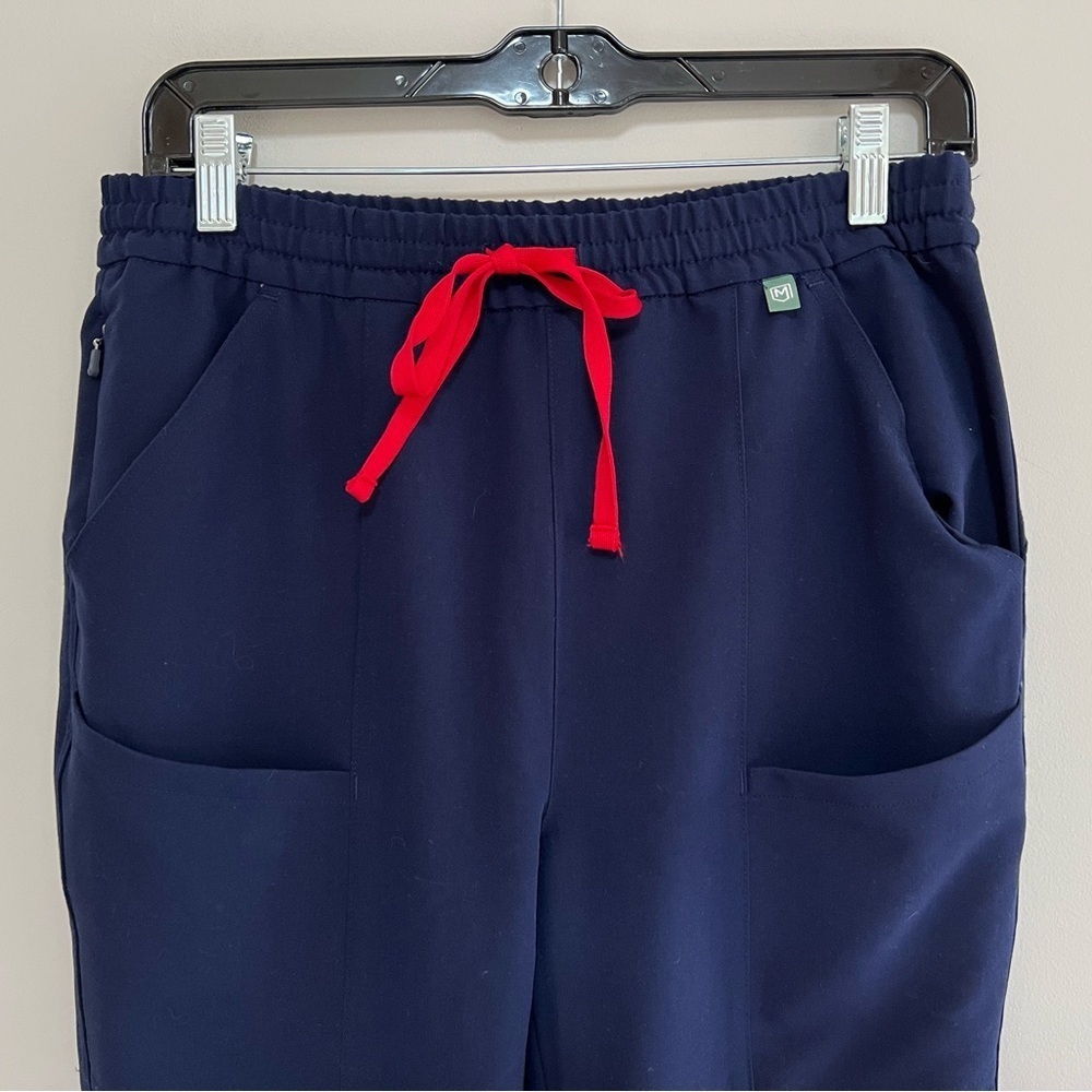 Mediclo FYSEL Kume 2.0 Versatile Cargo Straight Leg Scrub Pants Navy Blue Small - Picture 5 of 14